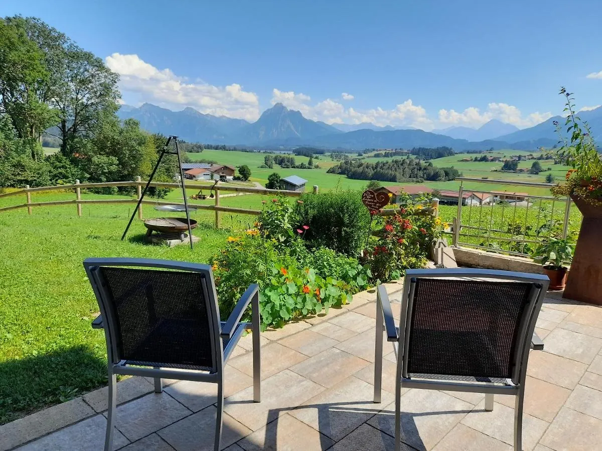 Panoramablick Heimen Lejlighed Hopferau Tyskland